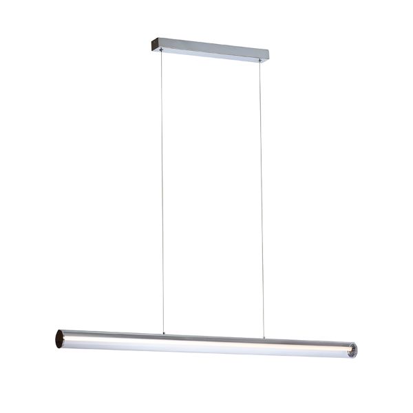 RIVIER LED I függő lámpa króm/tiszta akril 230V LED 24W 3000K