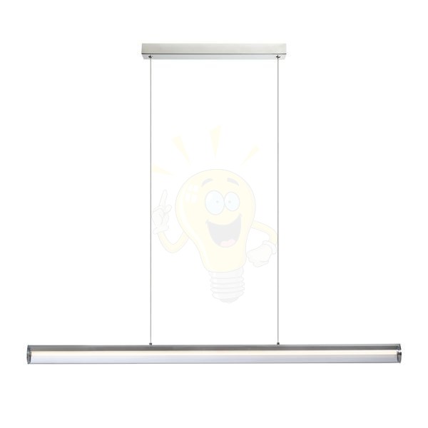 RIVIER LED I függő lámpa króm/tiszta akril 230V LED 24W 3000K