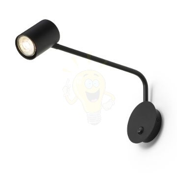 FILIP karos fekete  230V LED GU10 5W