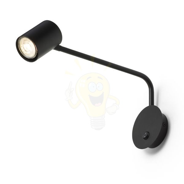FILIP karos fekete  230V LED GU10 5W