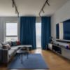 DARRIN három áramkörös sínre fekete  230V LED 6W 24°  3000K