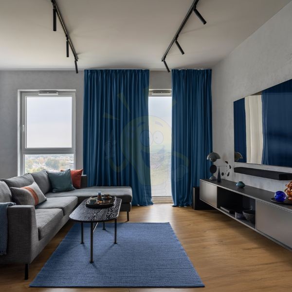 DARRIN három áramkörös sínre fekete  230V LED 6W 24°  3000K