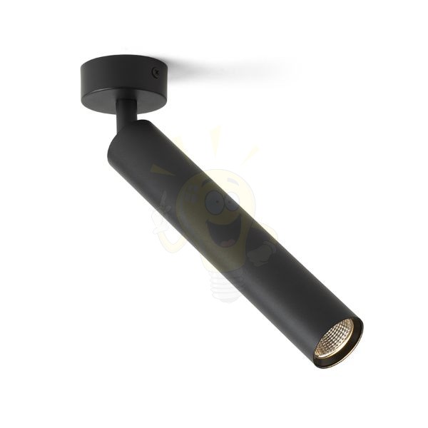 DARRIN R felületre szerelhető fekete  230V LED 6W 24°  3000K