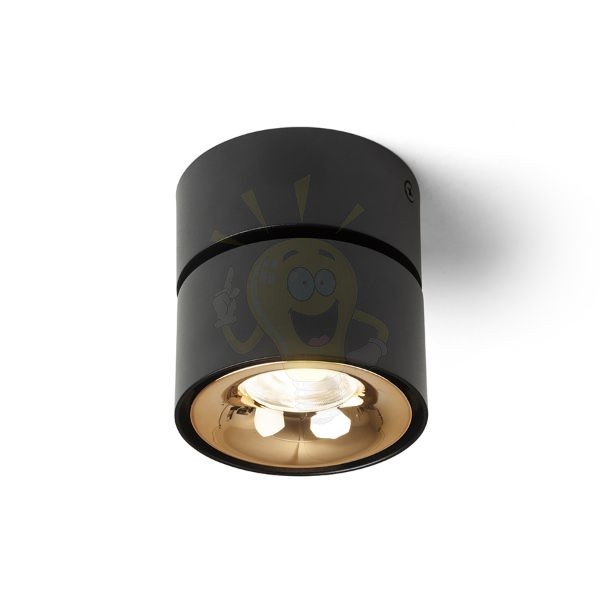 ALBANO felületre szerelhető fekete/aranysárga  230V LED 5W  3000K