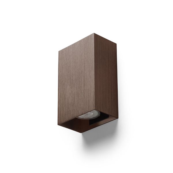 CAPRI RC fali lámpa  csiszolt bronz 230V LED GU10 2x9W