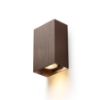 CAPRI RC fali lámpa  csiszolt bronz 230V LED GU10 2x9W