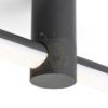 CLARIS 120 felületre szerelhető fekete tej akril 230V LED 2x12W  3000K