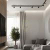 PIXEL három áramkörös sínre fekete 230V LED GX53 7W