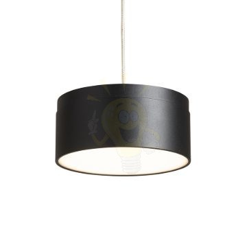 SFERA DIMM függö lámpa fekete 230V LED 15+9W 3000K