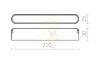 OXONIA 22 a WEGA/WAWE rendszerekhez fekete  24= LED 12W 110°  3000K 4000K 6500K