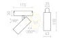 LOKI 11 a WEGA/WAWE rendszerekhez fekete  24= LED 12W 24°  3000K 4000K 6500K