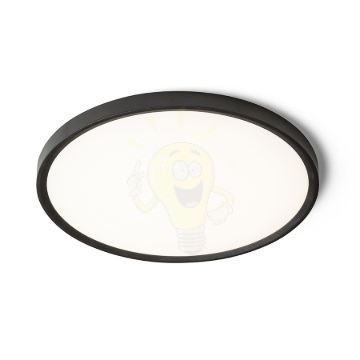 LANA 40 felületre szerelhető fekete műanyag 230V LED 32W  3000K 4000K 6000K