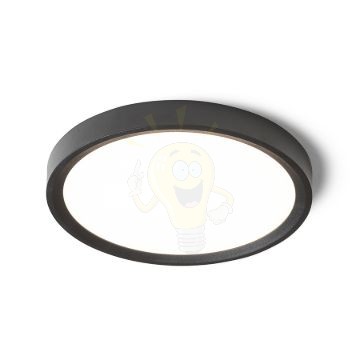 LANA 23 felületre szerelhető fekete műanyag 230V LED 18W  3000K 4000K 6000K