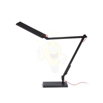 NORMA DIMM asztali lámpa fekete/piros 230V LED 10W 100° 3000K 4000K 6500K