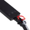 NORMA DIMM asztali lámpa fekete/piros 230V LED 10W 100° 3000K 4000K 6500K