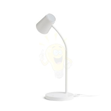 VERINA asztali lámpa fehér  230V LED 4.5W 100°  3000K