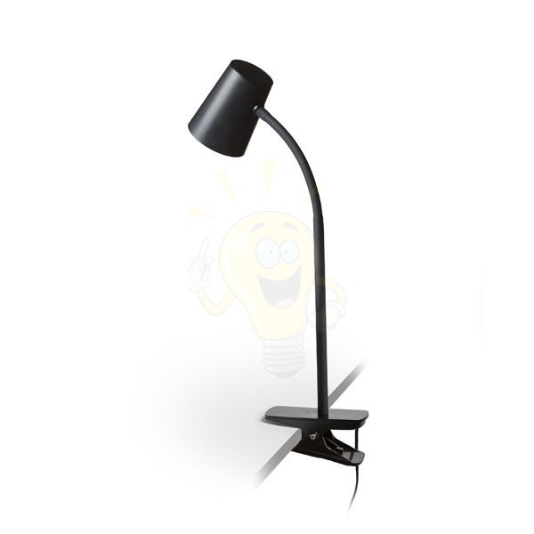 VERINA DIMM csiptetővel fekete  230V LED 4.5W 100°  3000K