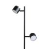 NOVA II állólámpa fekete króm/tej akril 230V LED 2x3.5W 3000K
