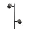 NOVA II állólámpa fekete króm/tej akril 230V LED 2x3.5W 3000K