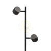 NOVA II állólámpa fekete króm/tej akril 230V LED 2x3.5W 3000K