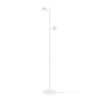 NOVA II állólámpa fehér króm/tej akril 230V LED 2x3.5W 3000K