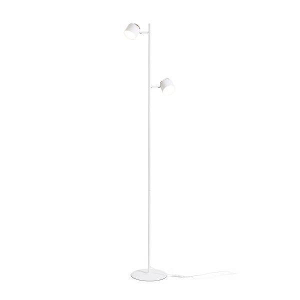 NOVA II állólámpa fehér króm/tej akril 230V LED 2x3.5W 3000K
