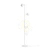 NOVA II állólámpa fehér króm/tej akril 230V LED 2x3.5W 3000K