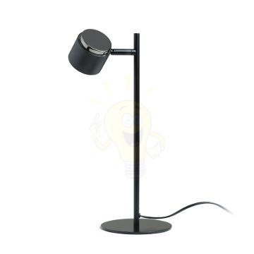 NOVA asztali lámpa fekete króm/tej akril 230V LED 4.2W 3000K