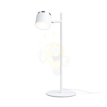 NOVA asztali lámpa fehér króm/tej akril 230V LED 4.2W 3000K
