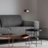 NOVA I fali lámpa fekete króm/tej akril 230V LED 4.2W 3000K