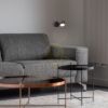 NOVA I fali lámpa fekete króm/tej akril 230V LED 4.2W 3000K