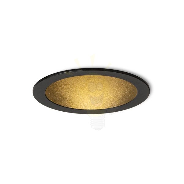 ORCO süllyesztett lámpa fekete 230V LED GU10 9W