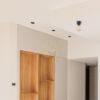 ORCO süllyesztett lámpa fekete 230V LED GU10 9W