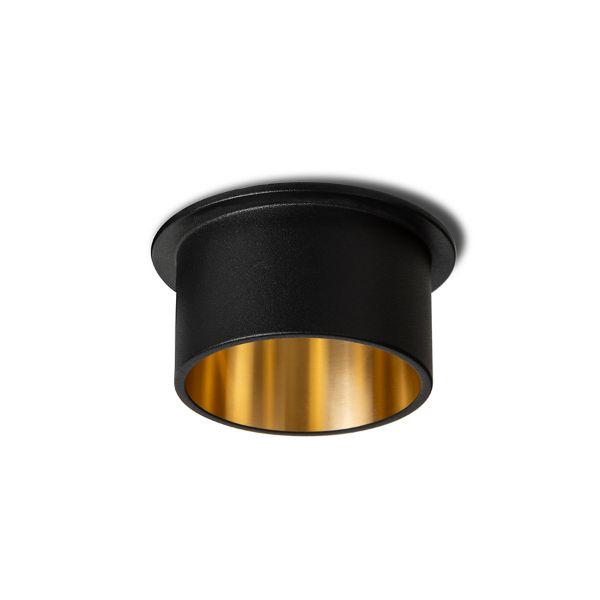 ORTA süllyesztett lámpa fekete/aranysárga 230V LED GU10 9W