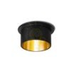 ORTA süllyesztett lámpa fekete/aranysárga 230V LED GU10 9W
