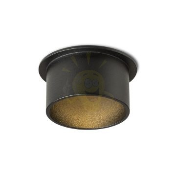 ORTA süllyesztett lámpa fekete 230V LED GU10 9W
