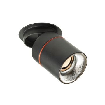 AUGUSTA süllyesztett lámpa fekete króm 230V LED 12W 36°  3000K