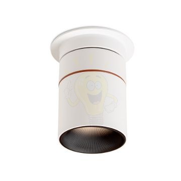 AUGUSTA süllyesztett lámpa fehér/fekete  230V LED 12W 36°  3000K