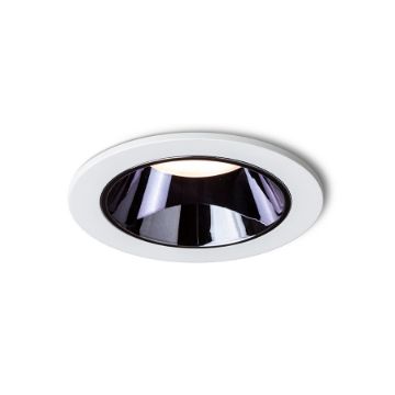 ANSEL süllyesztett lámpa fehér fekete króm 230V LED 12W 60°  3000K