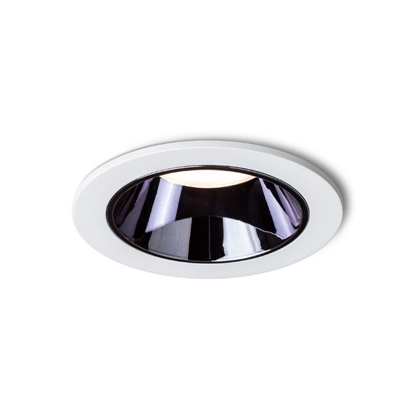 ANSEL süllyesztett lámpa fehér fekete króm 230V LED 12W 60°  3000K
