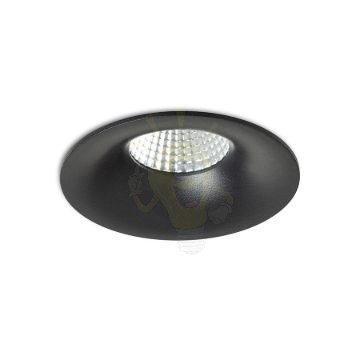 FLEUR IP54 DIMM süllyesztett lámpa fekete 230V LED 15W 60° IP54 3000K