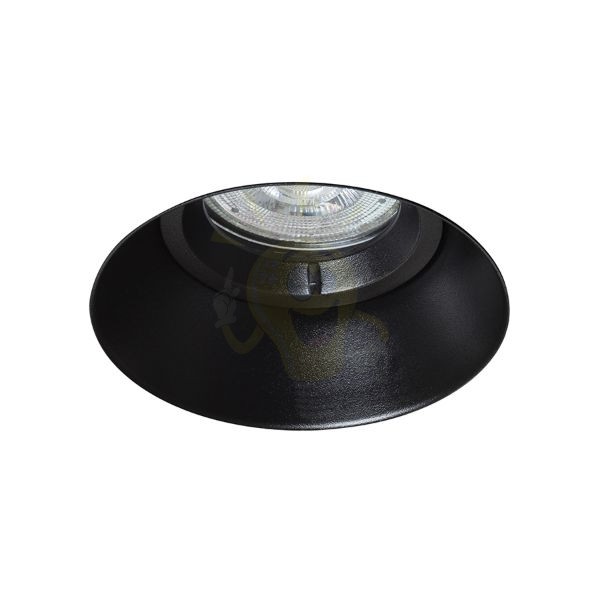IPSO R IP65 süllyesztett lámpa fekete 230V LED GU10 9W IP65