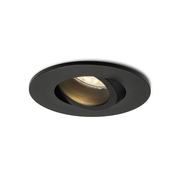 GALO R süllyesztett lámpa fekete 230V LED GU10 9W IP65