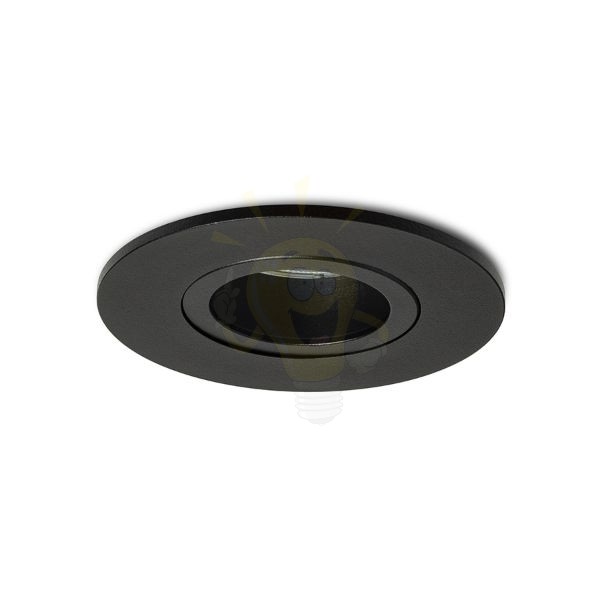 GALO R süllyesztett lámpa fekete 230V LED GU10 9W IP65