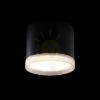 MEMA mennyezeti lámpa fekete szatén akril 230V LED GX53 7W