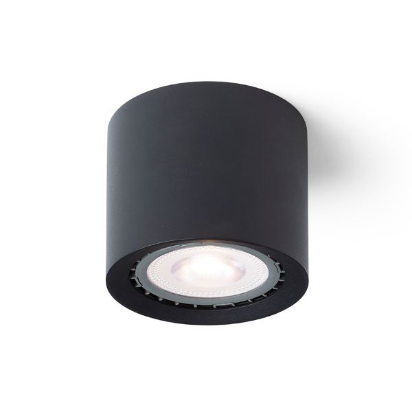 KAYAL mennyezeti lámpa fekete 230V LED GU10 9W