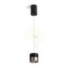 JUNIPER függő behúzható fekete/aranysárga  230V LED 15W 30°  3000K