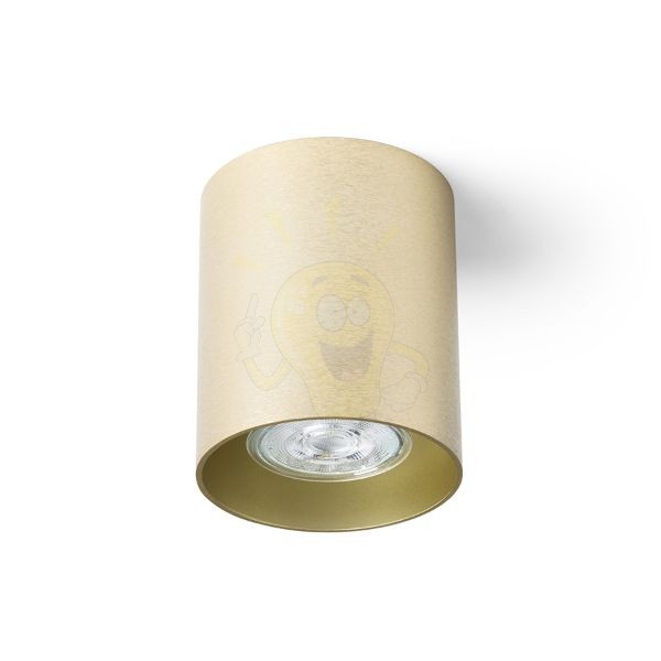 MANTOVA I mennyezeti lámpa szálcsiszolt sárgaréz 230V LED GU10 7W