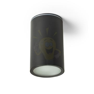 DUNE E27 mennyezeti lámpa fekete 230V LED E27 9W IP65