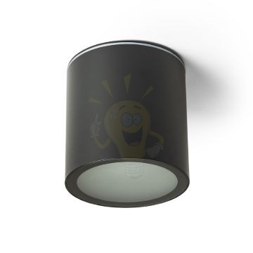 DUNE ES111 mennyezeti lámpa fekete 230V LED GU10 9W IP65